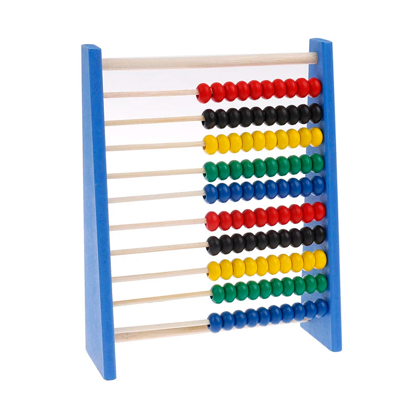Intelligence Development Wooden Abacus for Kids Mathematics for 3-6 Year Olds