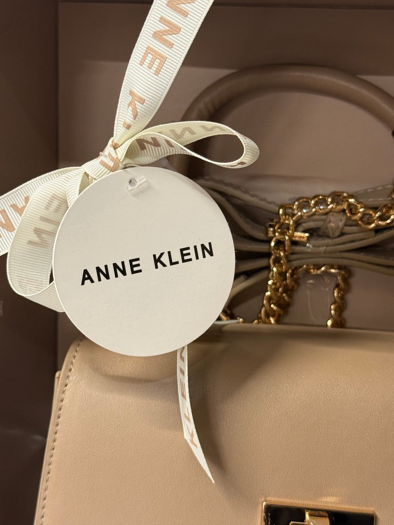 Anne Klein Top Handle Bag With Scarf