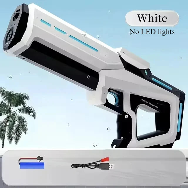 Electric Water Guns For Adults Kids Powerful Squirt Automatic Water Suction Water Blasters Summer Outdoor Beach Toy Kids Gift