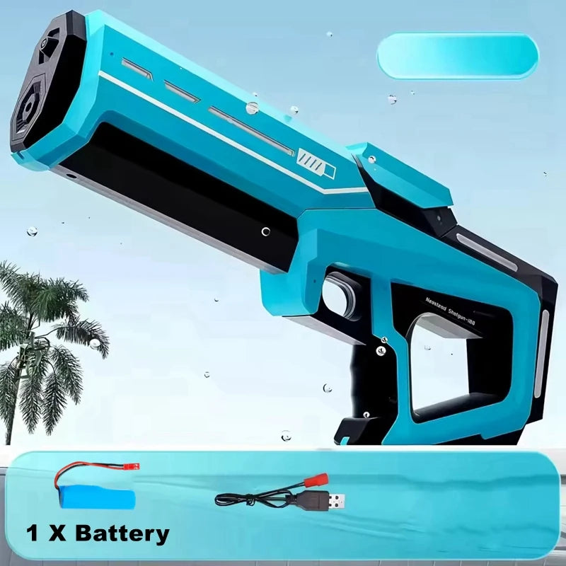 Electric Water Guns For Adults Kids Powerful Squirt Automatic Water Suction Water Blasters Summer Outdoor Beach Toy Kids Gift