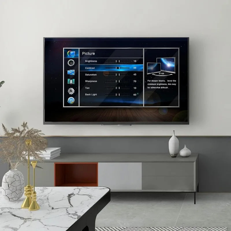98 100 TV Wall Mount 86 90 105 110 120 Inch Full Motion Bracket Large Screen Heavy Duty Led Adjustable Articulating Stand Max