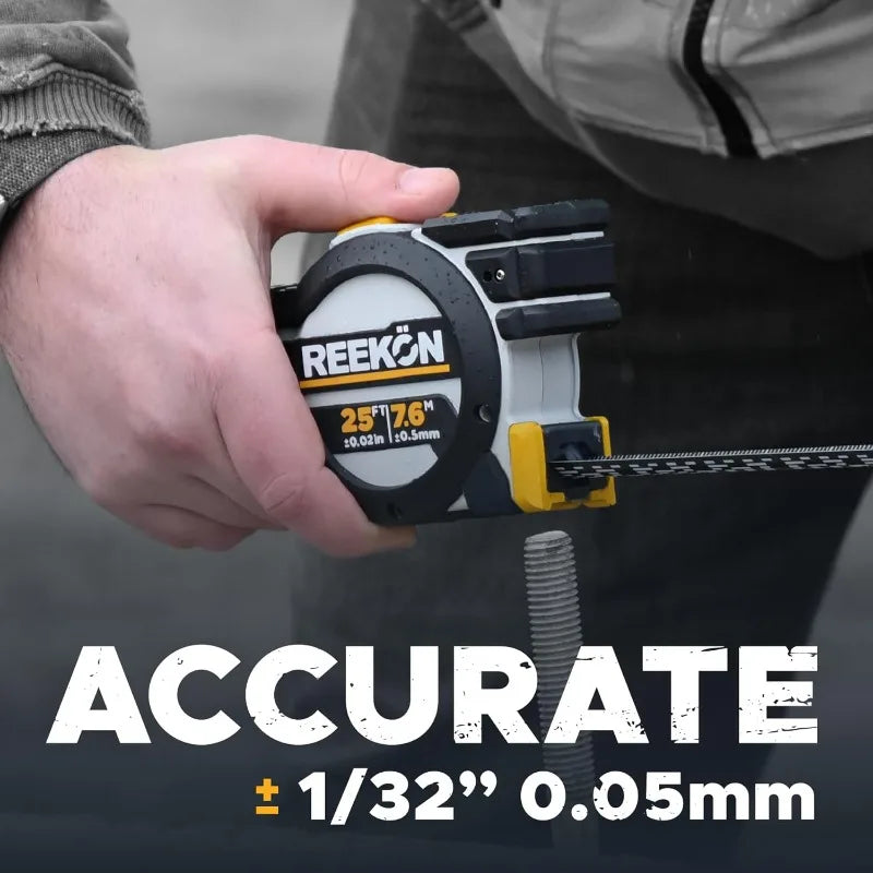 T1 Tomahawk Digital Tape Measure - Professional Accurate Measuring Tool, Green Laser, Measurement Shared Over Bluetooth