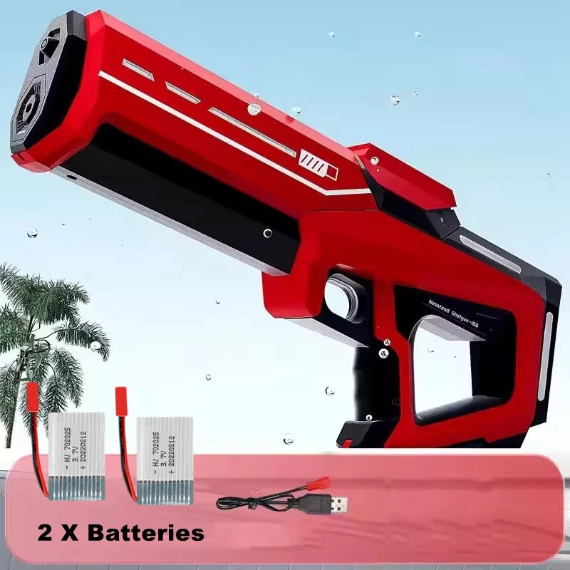 Electric Water Guns For Adults Kids Powerful Squirt Automatic Water Suction Water Blasters Summer Outdoor Beach Toy Kids Gift