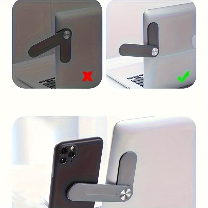 1pc Laptop Screen Support Holder Dual Monitor Display Clip Plastic Sticky Magnetic Notebook Computer Expansion Bracket