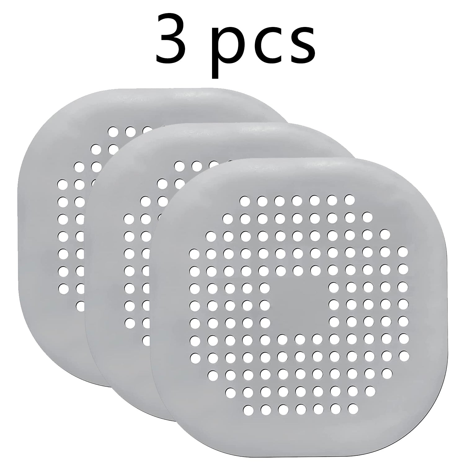 1pc or 4pcs Silicone Bathroom & Kitchen Drain Protector - Anti-Clog Shower Tub Floor Drain Plug, Non-Slip Bathroom Sink Drain Cover, Easy-Clean Drain Filter for Bathtub, Shower, Sink - Prevents Hair Clogs, Debris Buildup - Ba