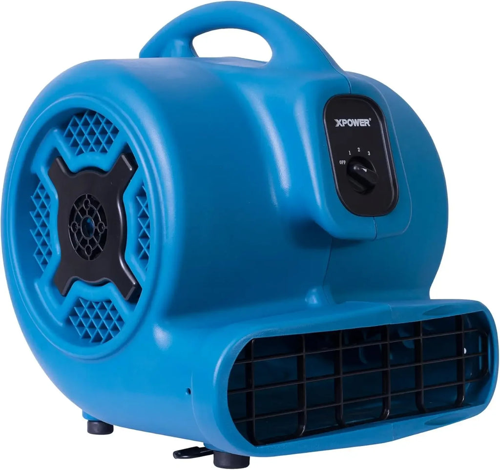 P-830 Pro 1 HP 3600 CFM Centrifugal Air Mover, Carpet Dryer, Floor Fan, Blower,