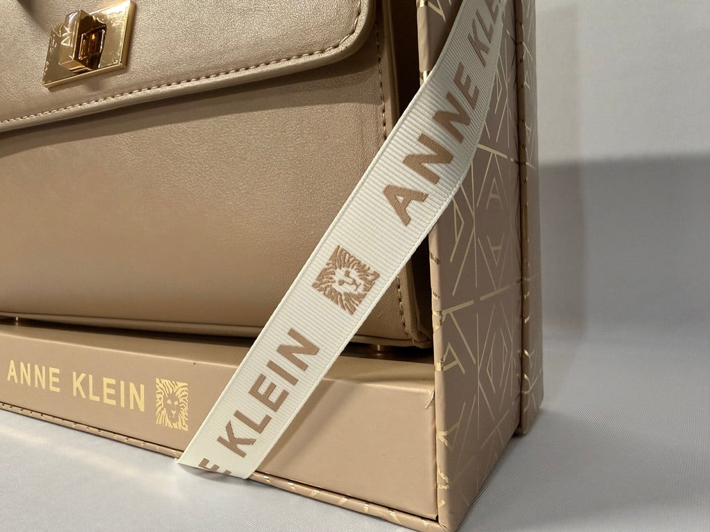 Anne Klein Top Handle Bag With Scarf