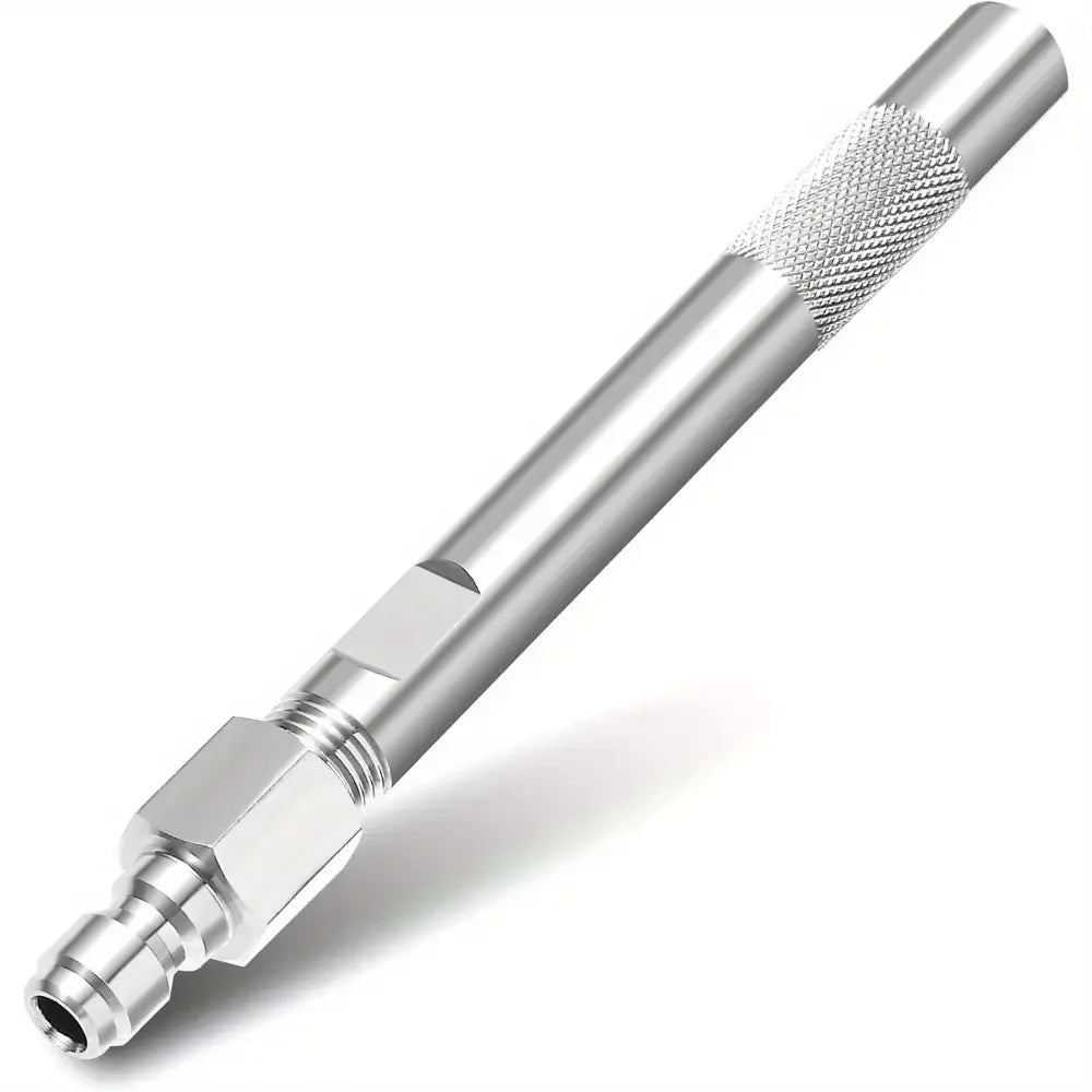 High-Pressure Washer Nozzle - 1/4'' Quick Connect, Stainless Steel, Adjustable 3.0 Orifice, 360° Swivel for 1000-6000 PSI
