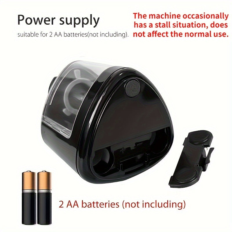Automatic Electric Pencil Sharpener with Auto-Stop & Lead Breakage - Desktop Sharpener for Office &, No Needed, Compact Design, Sharpens Pencils in Seconds, Pencil Sharpener Electric, Supplies, Sleek Style, Waste Container