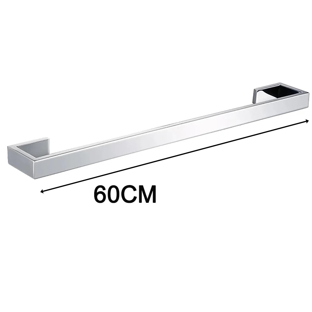 Bathroom Accessories Set Toilet Roll Paper Towel Holder Hook Bar Stainless Steel Bedroom Wall Mounted Kitchen Bath Hardware Kit