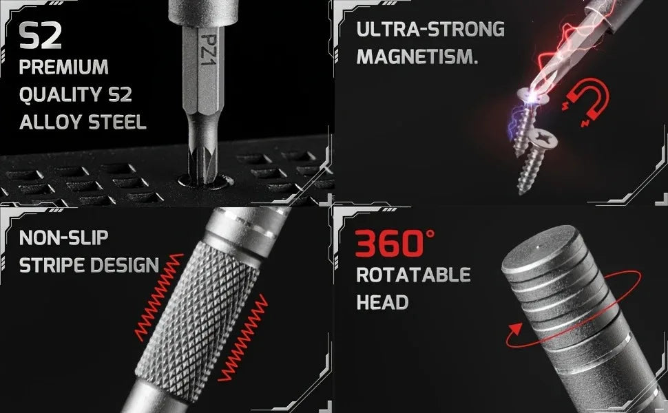 VMAN TOOLS 128 in 1 Multi Functional Screwdriver Set Portable Precision Hand Screw Drivers Kit Mobile Phone Repair Tools