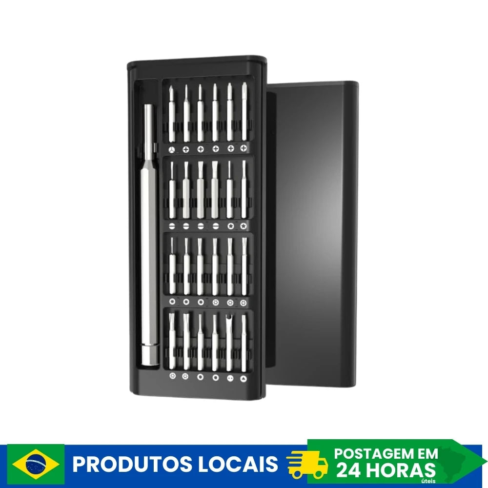 24 Pieces Precision Magnetic Key Tool Game Kit + Aluminum Alloy Pen with Black Organizer Box