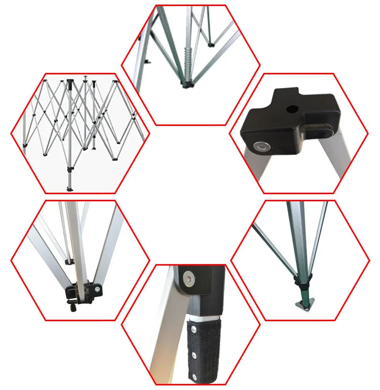 Sunshine 3x4.5m Custom Printed Outdoor Advertising Rainproof Awning 10x20 Canopy Tents for Events Gazebo Pop-up Trade Show Tent