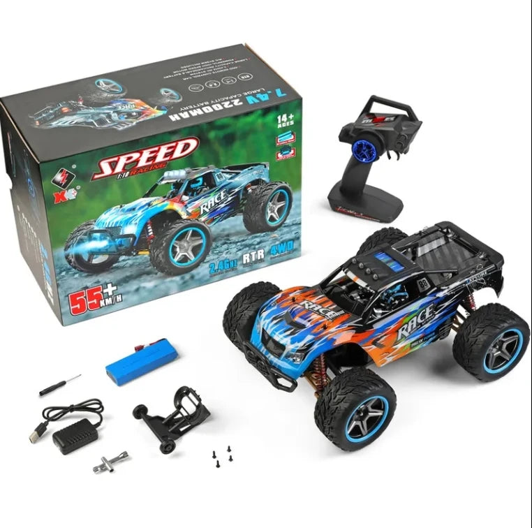New WLToys 104019 1:10 Brushless Racing Cars Toy RC Crawler 55km/h High Speed Brushless RC Monster Trunk