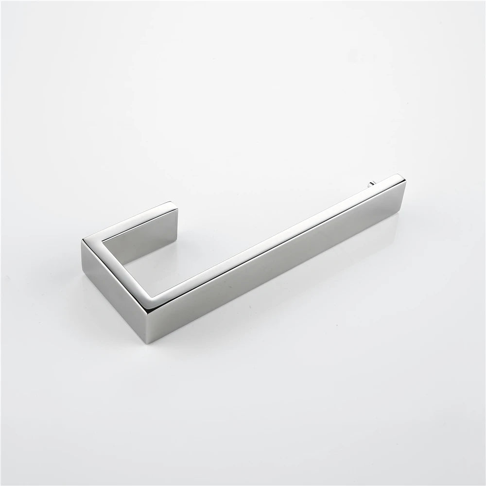 Bathroom Accessories Set Toilet Roll Paper Towel Holder Hook Bar Stainless Steel Bedroom Wall Mounted Kitchen Bath Hardware Kit