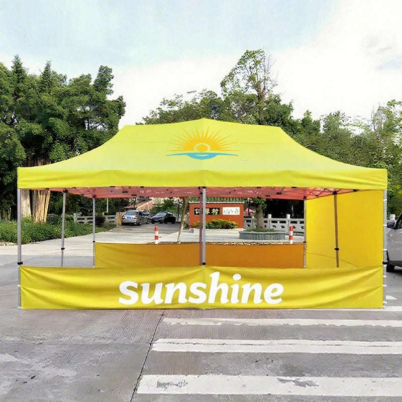 Sunshine's Customized High-quality Waterproof Gazebo Outdoor Event Folding Printed Trade Show Tents with Logos