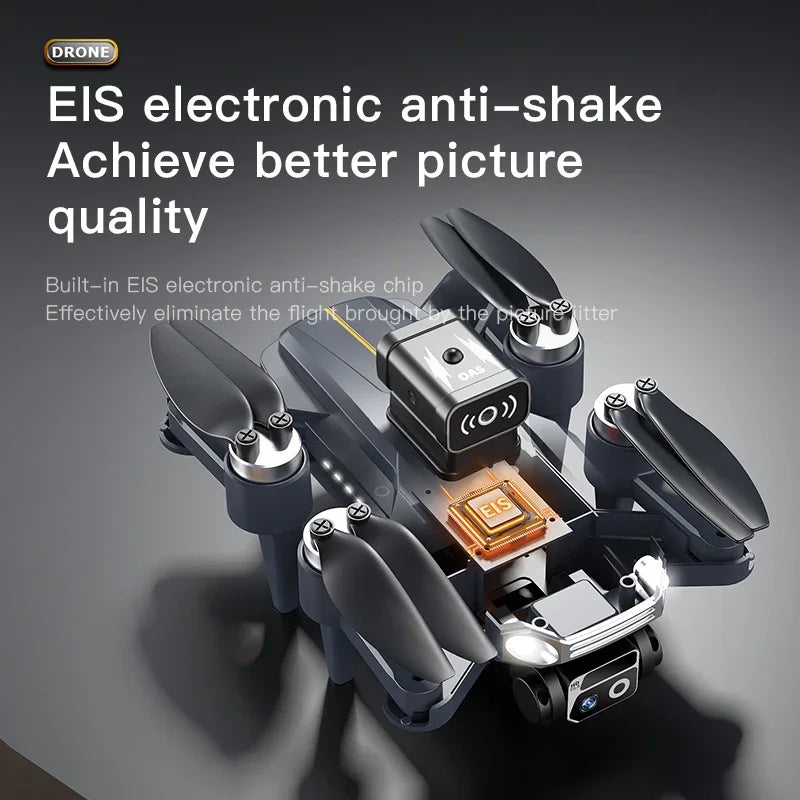 JHD JS26 Drone Electric 8K Dual 5G WIFI FPV RC Quadcopter Outdoor Flying UAV with Remote Follow Me Feature Kid Toy Gift