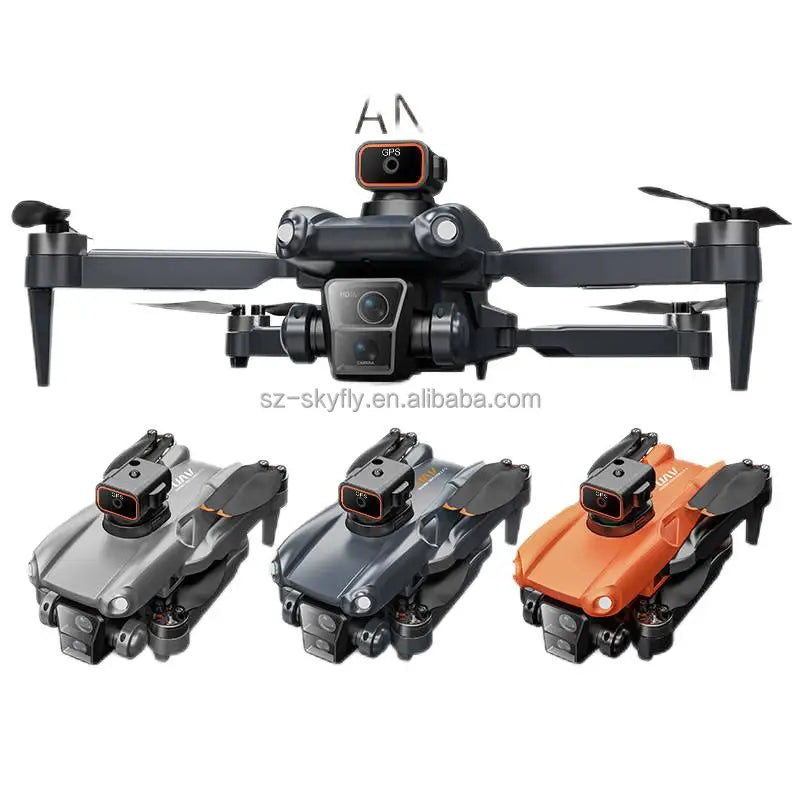 JHD P25 FPV Drone 4K ESC Three Camera GPS Wi-Fi 360 Laser Obstacle Avoidance Brushless Foldable Quadcopter Professional Kids