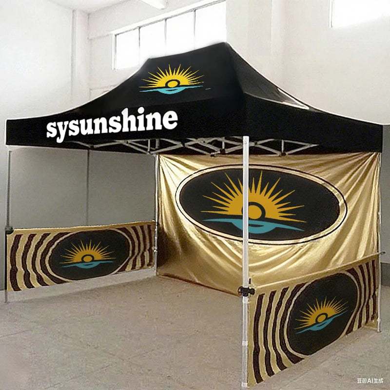 Sunshine's Customized High-quality Waterproof Gazebo Outdoor Event Folding Printed Trade Show Tents with Logos