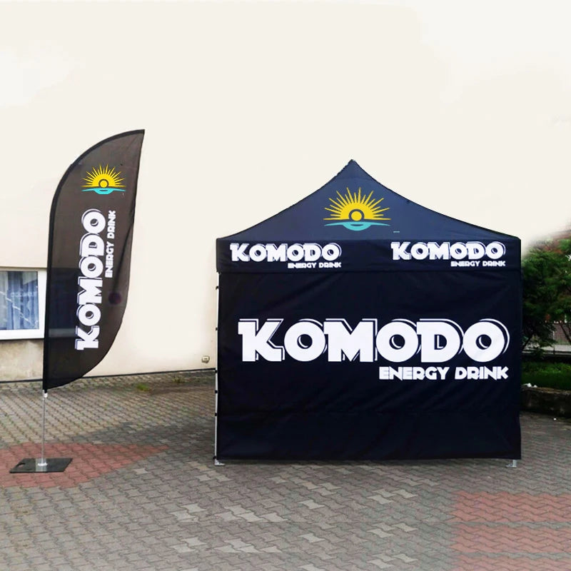 Sunshine Dtent Factory Custom Logo Printing Display Pop up Tent With Frame 3x3m Canopy Outdoor Trade Show Tents Free Design