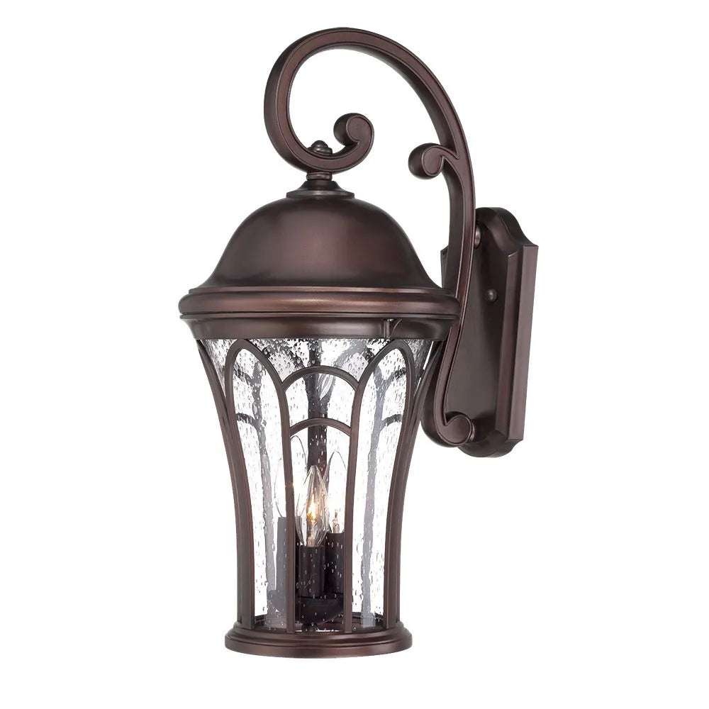 HMS XL Bronze Tapered Goblet Outdoor Wall Light Stylish Design for Home or Garden