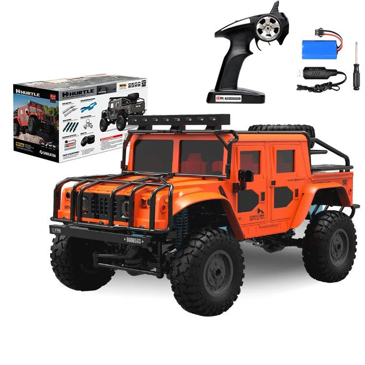 Remote Control Off - Road Vehicle 1:12 Full Scale 2.4G 4WD Climbing High Speed Car Alloy Car Model Boy Toy