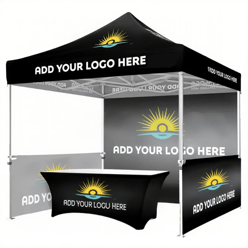 Sunshine's Customized High-quality Waterproof Gazebo Outdoor Event Folding Printed Trade Show Tents with Logos