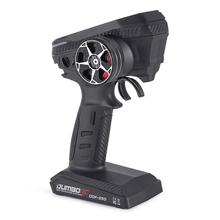 DUMBORC DDF350 10CH RC Remote Controller Handwheel 2.4Ghz Digital Radio Transmitter X10FG Receiver HD Screen RC Car Boat tank
