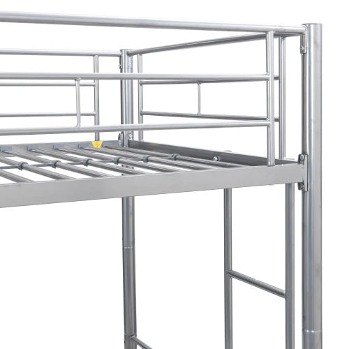 FCJ Kids' Silver Metal Bunk Bed