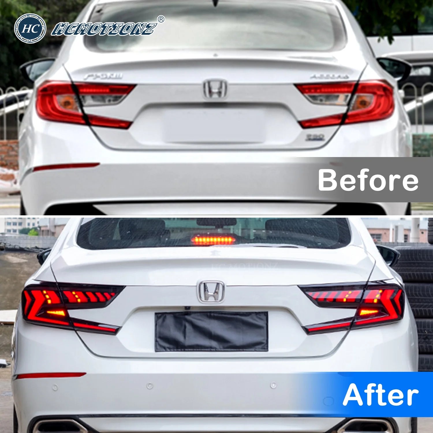 HCMOTIONZ Support for US shipments Rear Lamps Accessories Auto Back Lights 2018-2022 LED Tail Lights for Honda Accord