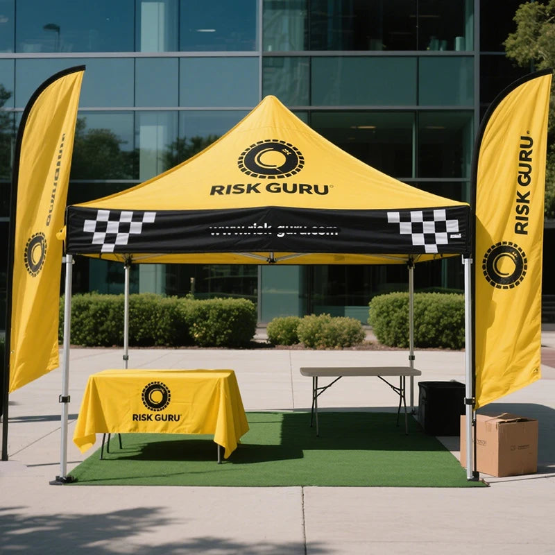 Outdoor Camping Folding Fair Canopies Trade Show Portable Booth Party Tent for Advertising Activities with Logos in China