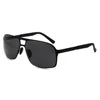 New Sunglasses Double Beam Stainless Steel Sunglasses Personalized UV Protection Men's Sunglasses