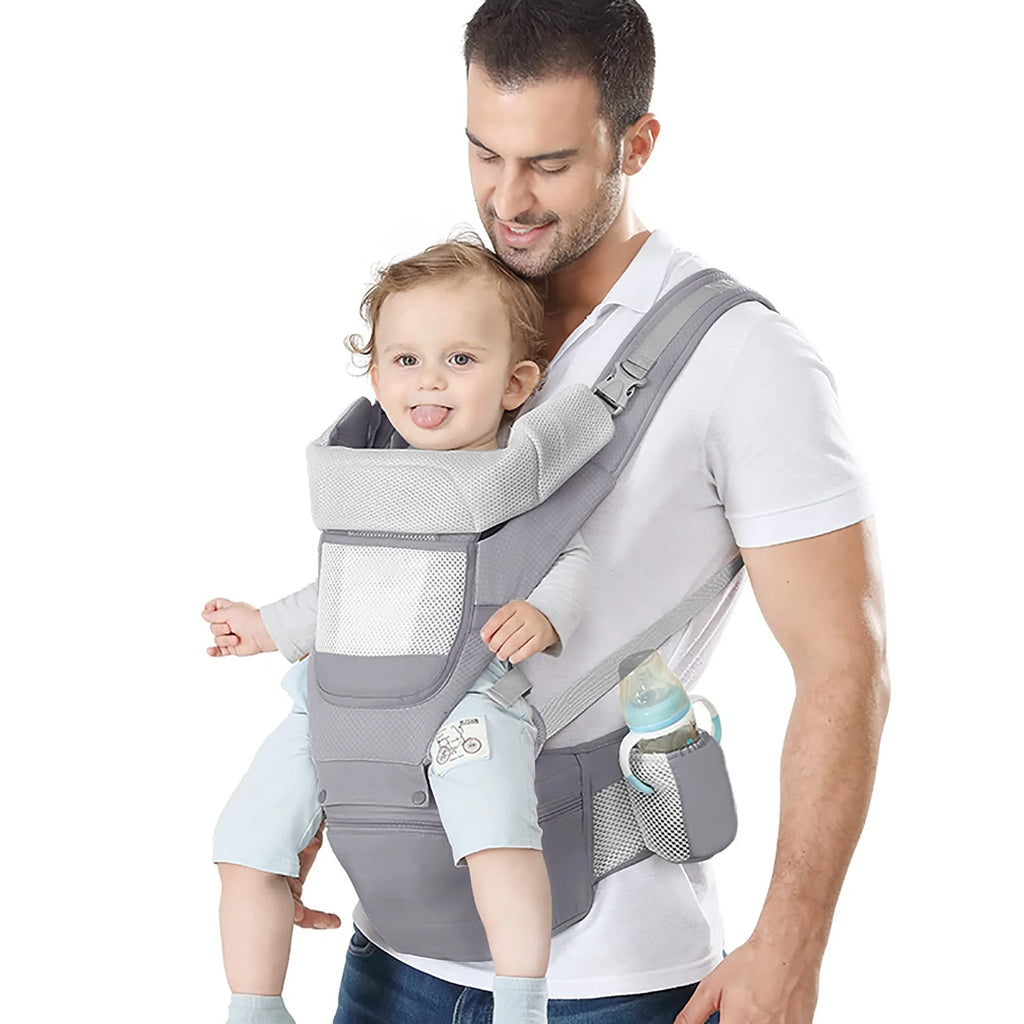 E-commerce Hot Selling Newborn Baby Carriers Comfortable Hip Seat Carrier with Plastic Frame