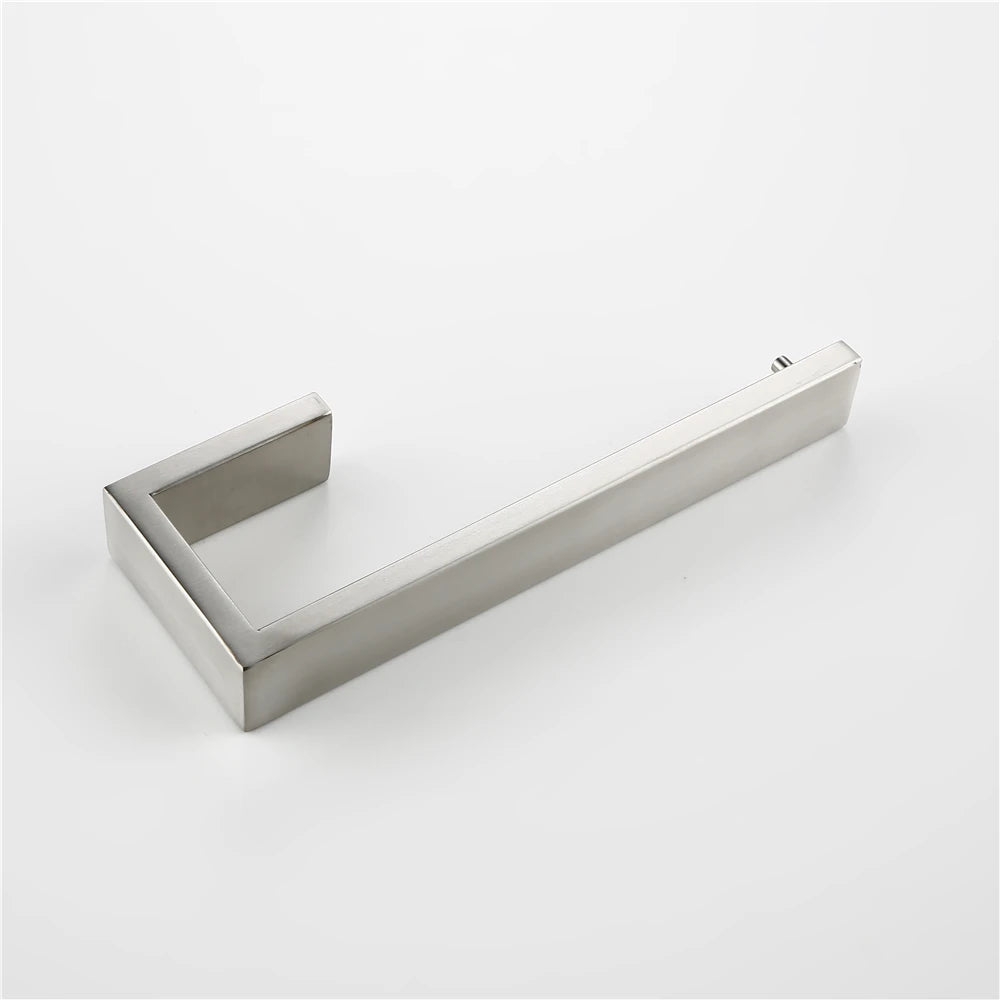 Bathroom Accessories Set Toilet Roll Paper Towel Holder Hook Bar Stainless Steel Bedroom Wall Mounted Kitchen Bath Hardware Kit