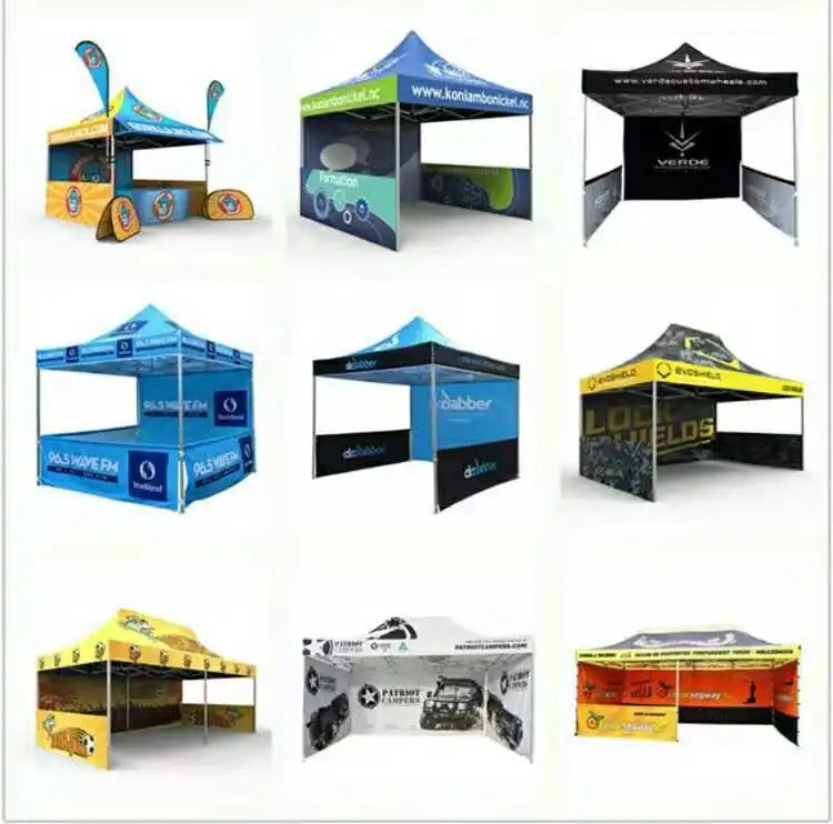 Sunshine 3x4.5m Custom Printed Outdoor Advertising Rainproof Awning 10x20 Canopy Tents for Events Gazebo Pop-up Trade Show Tent