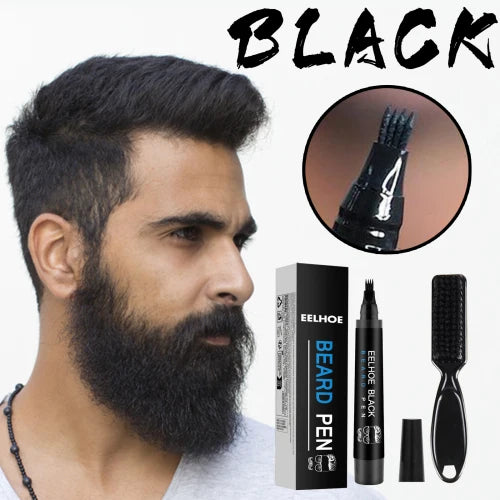 EELHOE Refill Kit Men's Natural Waterproof Beard Tracing Pen