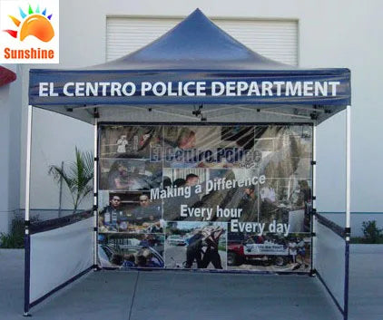 The High-quality Foldable Outdoor Aluminum Alloy Trade Show Tents Customized by Sunshine Can Provide Promotional Design for Free