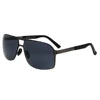 New Sunglasses Double Beam Stainless Steel Sunglasses Personalized UV Protection Men's Sunglasses
