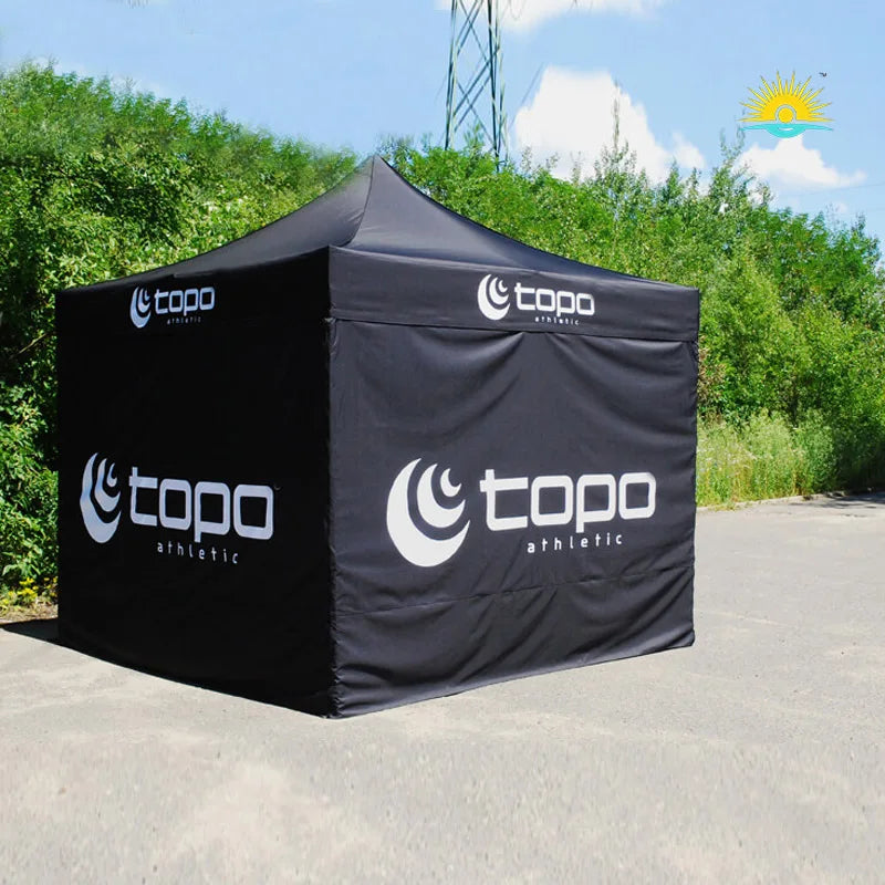 Sunshine Dtent Factory Custom Logo Printing Display Pop up Tent With Frame 3x3m Canopy Outdoor Trade Show Tents Free Design