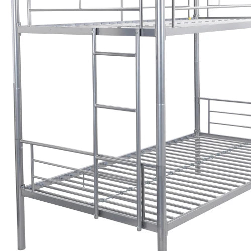 FCJ Kids' Silver Metal Bunk Bed