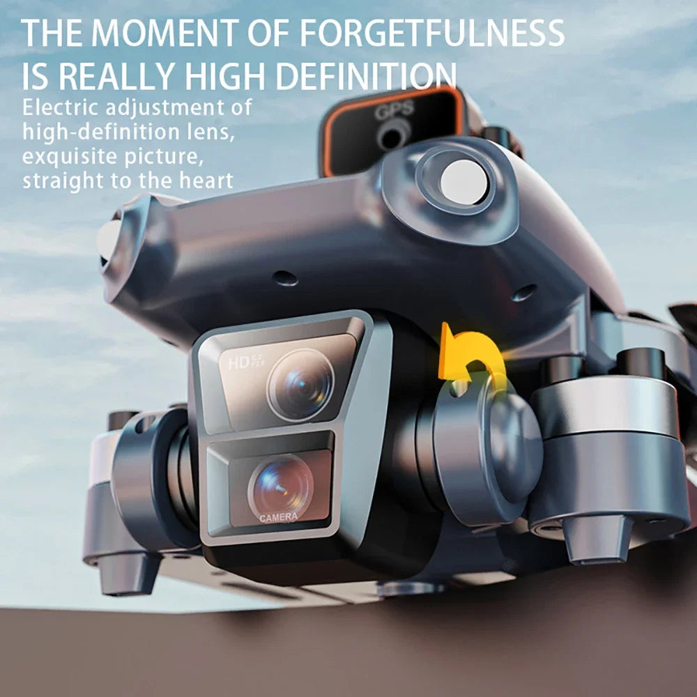 JHD P25 FPV Drone 4K ESC Three Camera GPS Wi-Fi 360 Laser Obstacle Avoidance Brushless Foldable Quadcopter Professional Kids