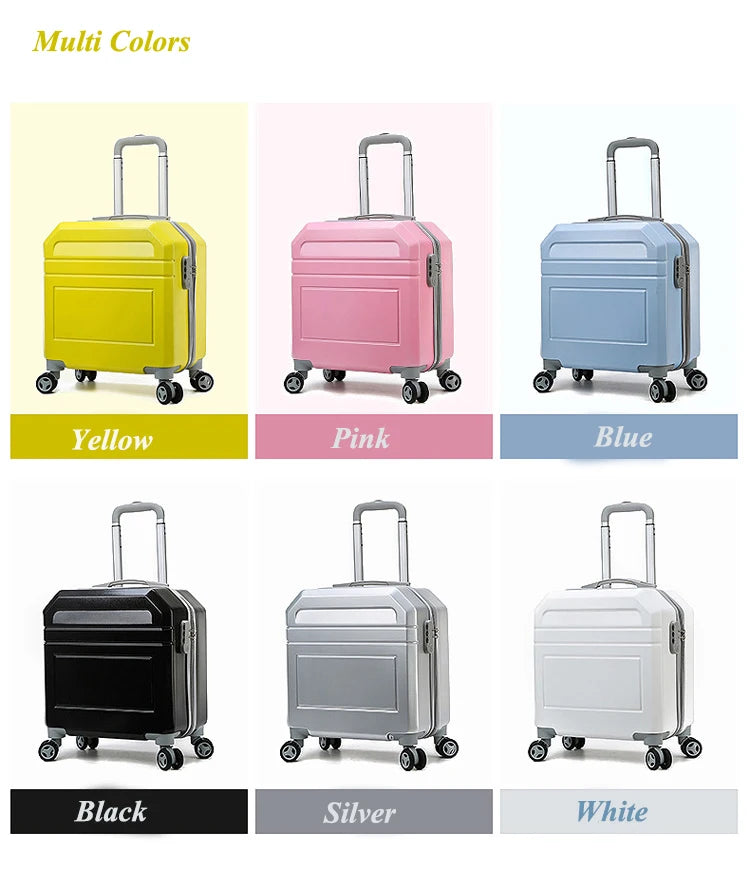 New List Models 18 Inch PC Kids Luggage Custom Design Travel Trolley Children Suitcase Customized Print  Kids Trolley Bag Set
