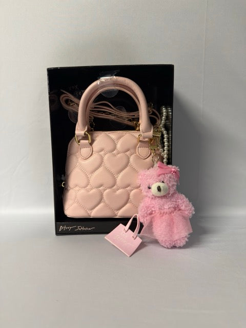 Betsy Johnson Quilted Mini Crossbody Bag