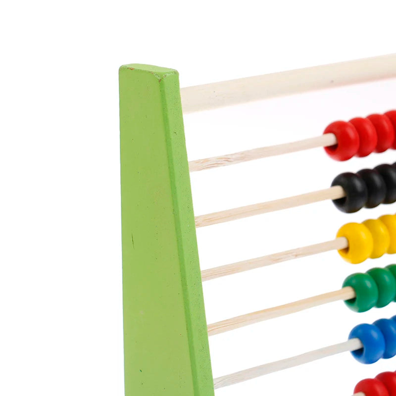 Intelligence Development Wooden Abacus for Kids Mathematics for 3-6 Year Olds
