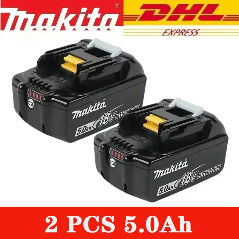 Original Makita 18V 5.0Ah 6.0Ah Rechargeable Battery, for Makita Tool BL1830B BL1840 BL1840B BL1850 BL1850B 18650 18V Battery