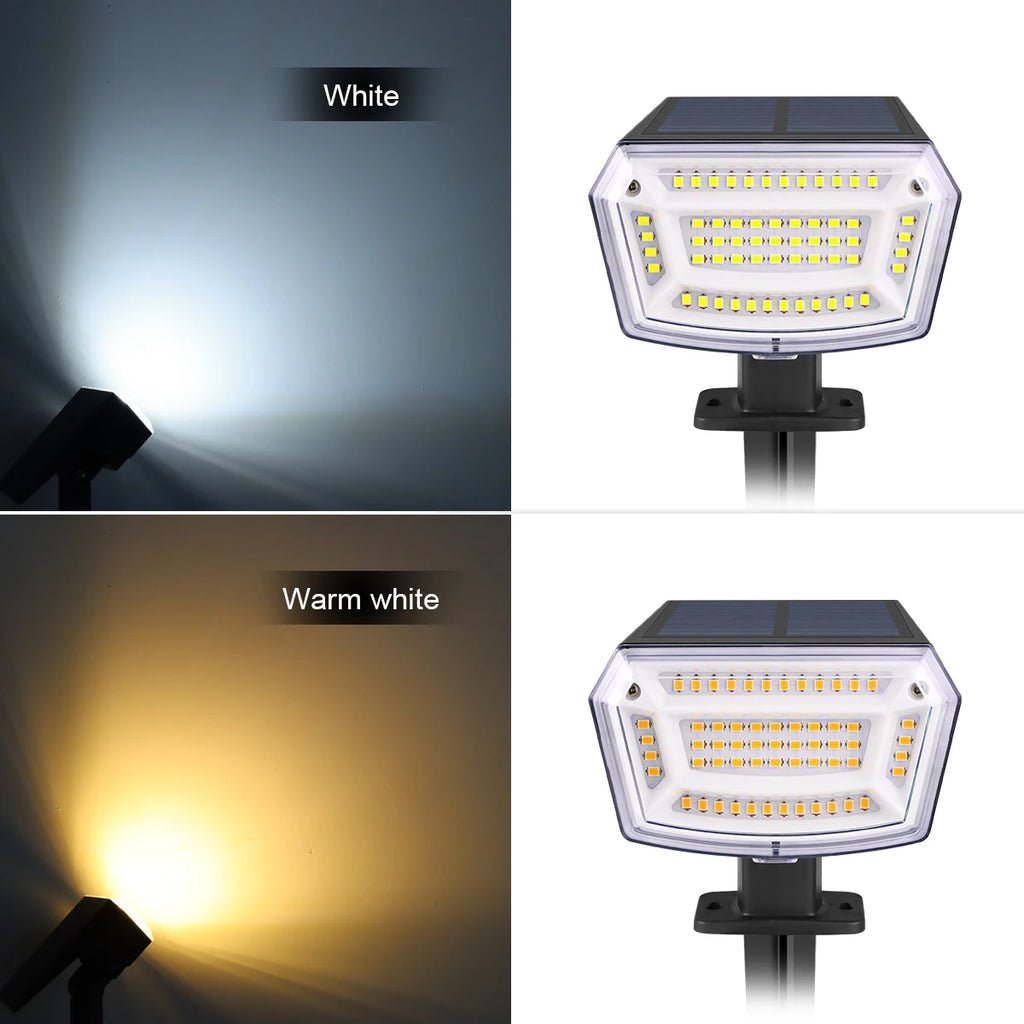 Solar Light Outdoor Waterproof Courtyard Path Lights Auto On Off Night Lighting Garden Decoration Lawn Lamp Spotlight