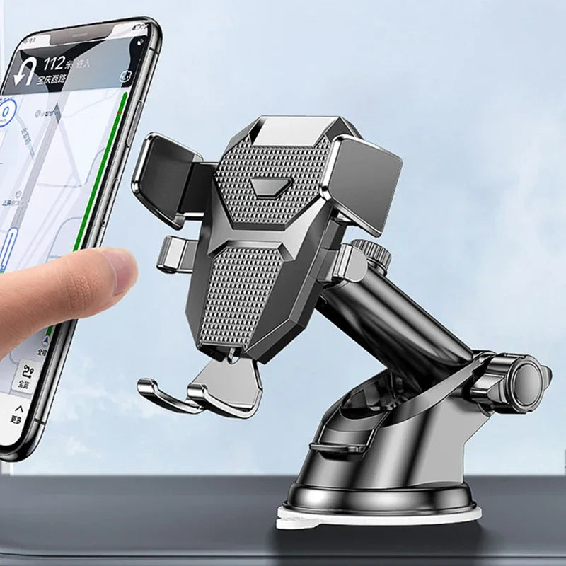 Car Sucker Phone Holder Mount Stand Portable Phone Stand Extension Arm Cell Phone Support For iPhone 13 12 Xiaomi Huawei Samsung
