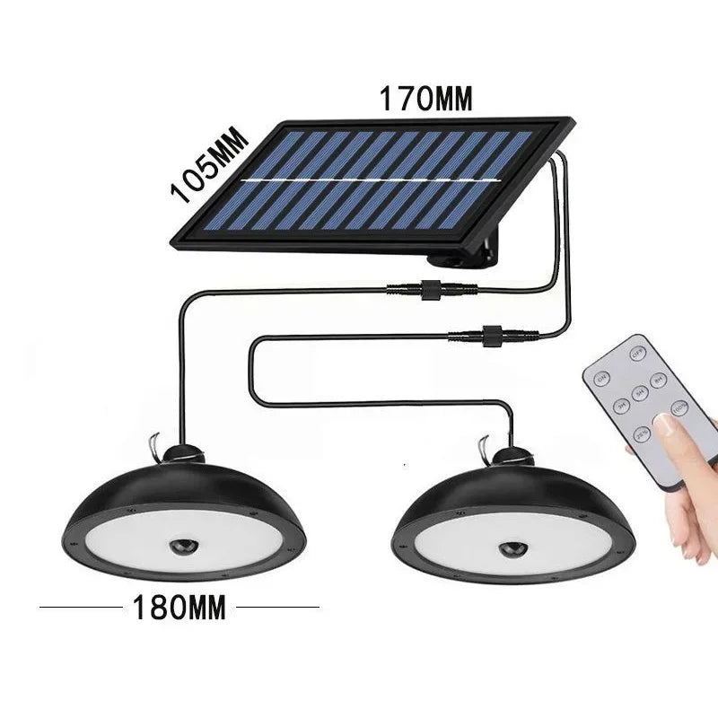 Solar Lights Household Outdoor Solar Lamp and Outdoor Garden Pendant Light Camping Solar Lights One Drag Two Waterproof Lighting