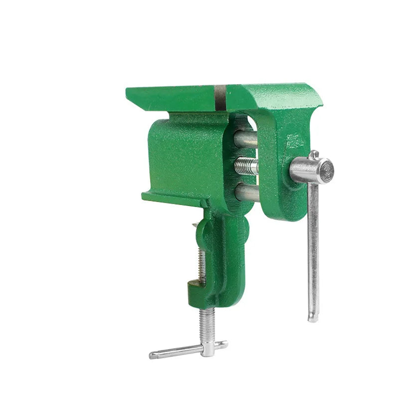 Bench Vise With Anvil Small Household Table Vise Flat Knocking Flat-Nose Pliers Multi-Functional Clamp Handmade Diy Tool