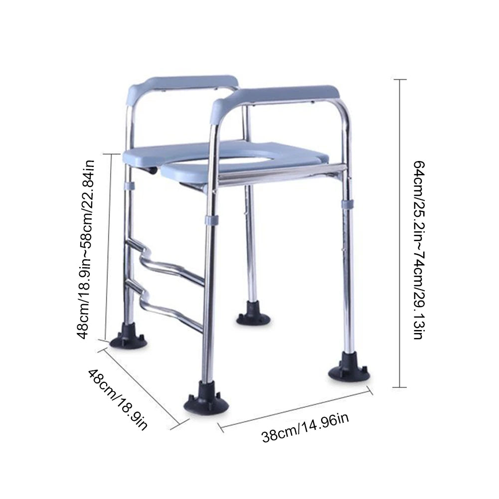 Raised Toilet Seat Elevated Toilet Seat Height Adjustable Toilet Seat Frame Toilet Seat Riser for Handicapped Disabled